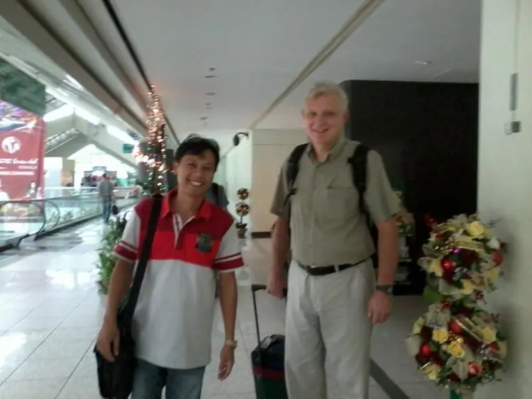 @Davao Airport w/ Sir Stromme